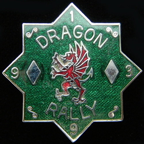 Dragon Rally pin badge