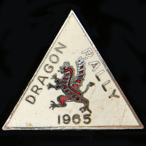 Dragon Rally pin badge