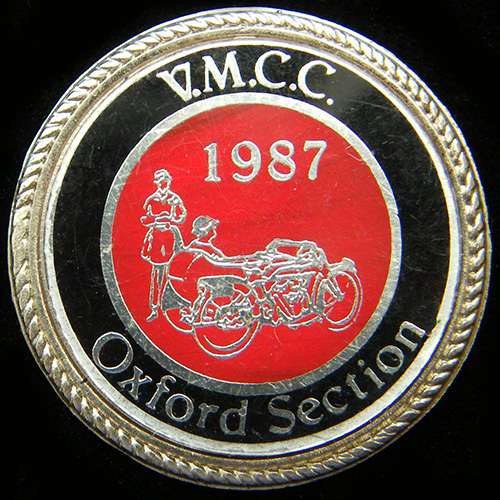 Vintage Motor Cycle Club pin badge
