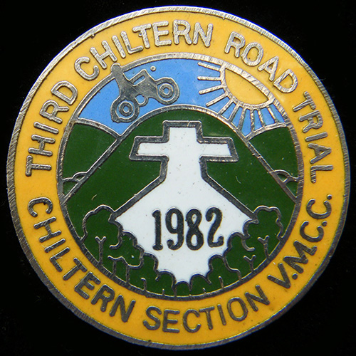 Chiltern Road Trial pin badge