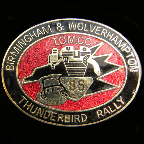 Thunderbird Rally pin badge