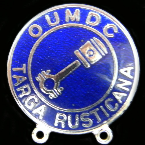 Oxford University Targa Rusticana pin badge