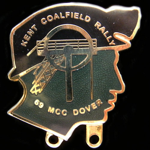 Kent Coalfield Rally pin badge