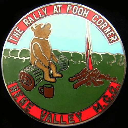 Rally at Pooh Corner pin badge