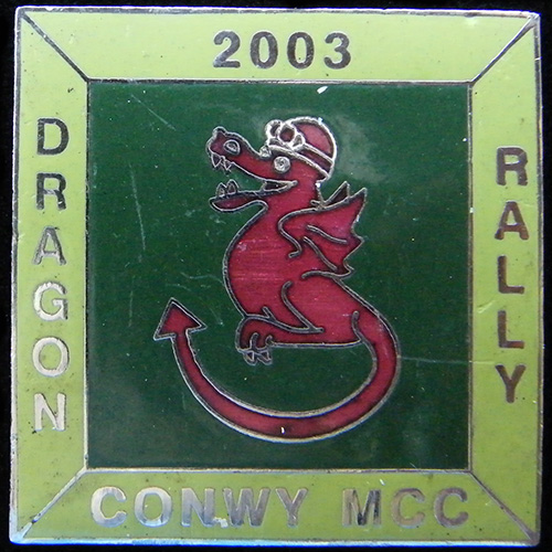Dragon Rally pin badge