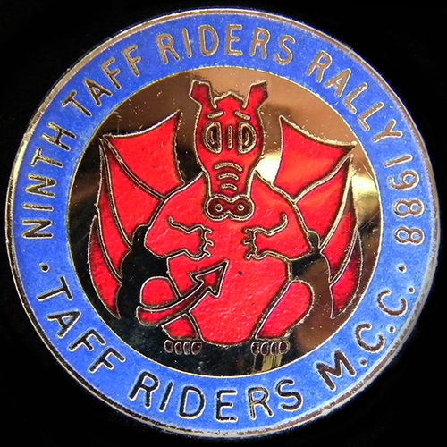 Taff Riders Rally Lapel Badge