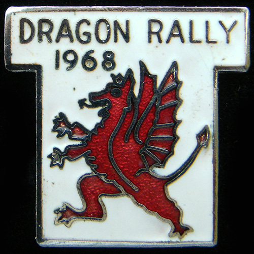 Dragon Rally pin badge
