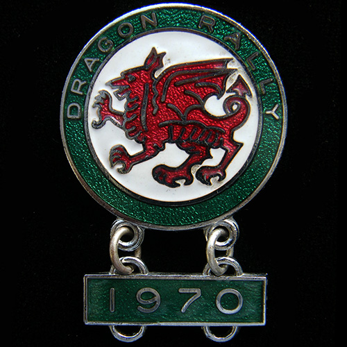 Dragon Rally pin badge