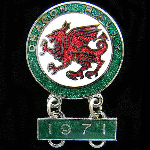 Dragon Rally pin badge