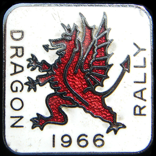 Dragon Rally pin badge