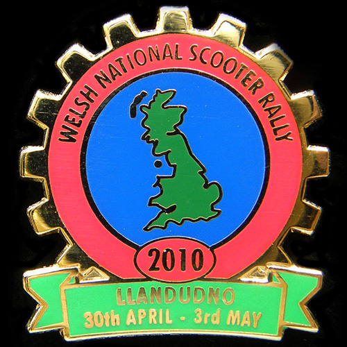 Welsh National Scooter Rally  Pin Badge