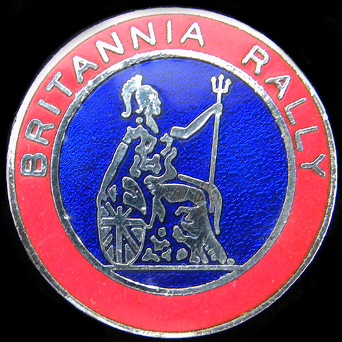 Britannia Rally Pin Badge