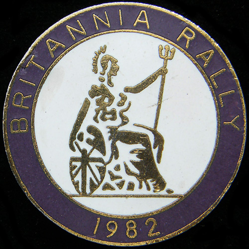 Britannia Rally Pin Badge