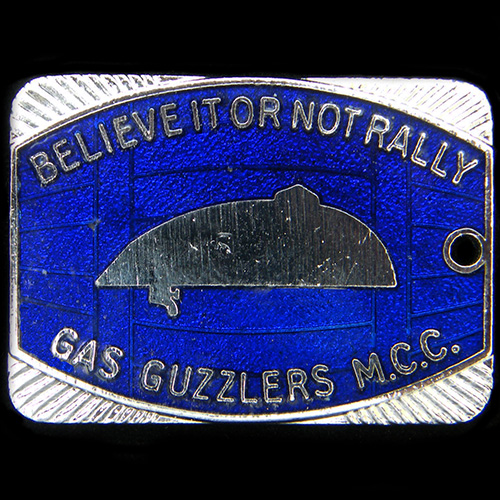 Believe it or not Rally pin badge