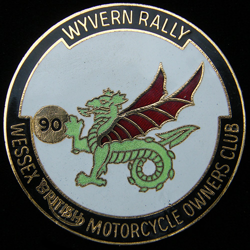 Wyvern Rally pin badge