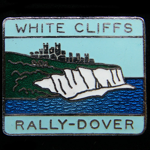 White Cliffs Rally lapel badge