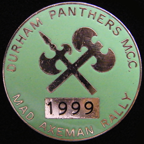 Mad Axeman Rally Pin Badge