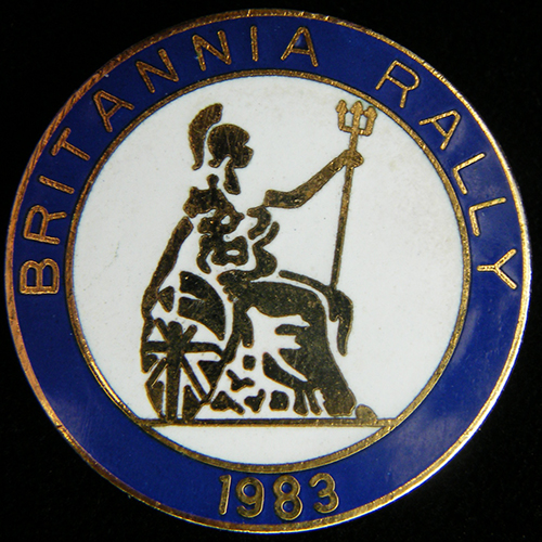 Britannia Rally Pin Badge