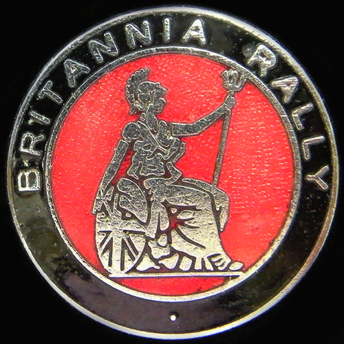 Britannia Rally Pin Badge