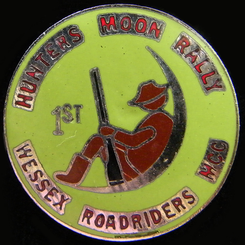 Hunters Moon Rally pin badge