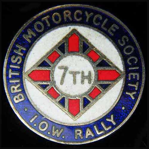 Isle of White Rally pin badge