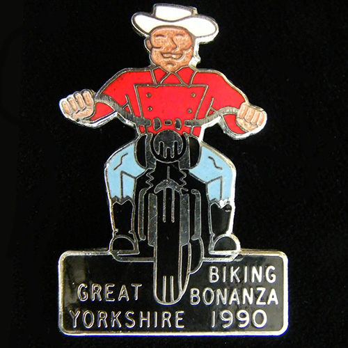 Great Yorkshire Biking Bonanza Lapel Badge
