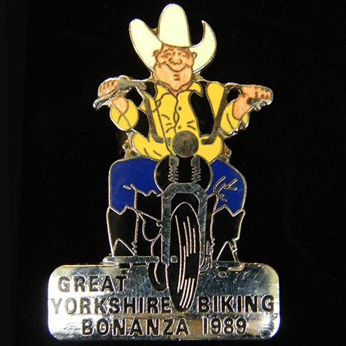 Great Yorkshire Biking Bonanza Lapel Badge