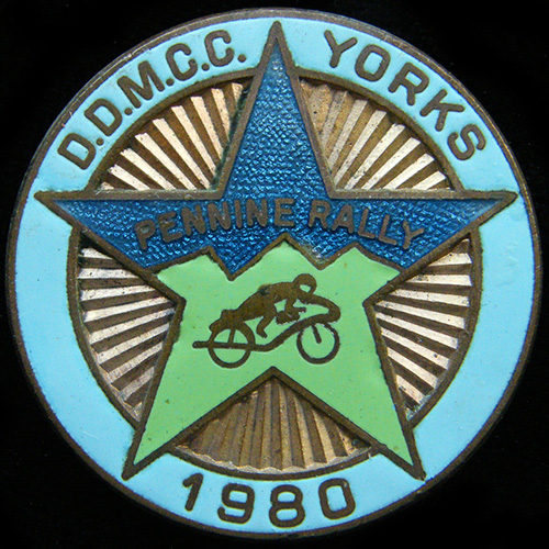 Pennine Rally pin badge