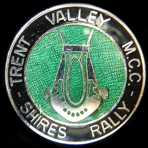 Shires Rally pin badge