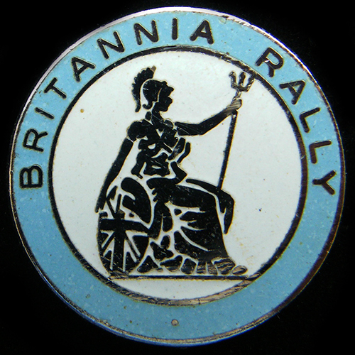 Britannia Rally Pin Badge