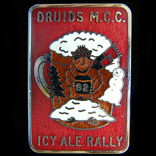 Icy Ale Rally pin badge