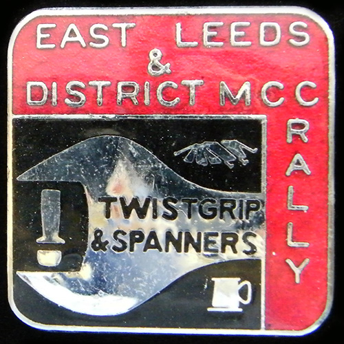 Twistgrip & Spanners Rally Lapel Badge
