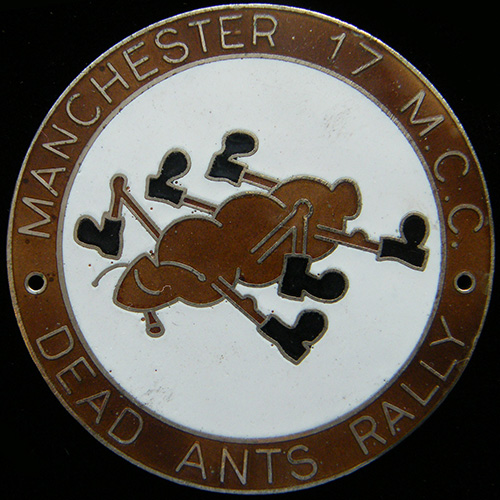 Dead Ants Rally pin badge