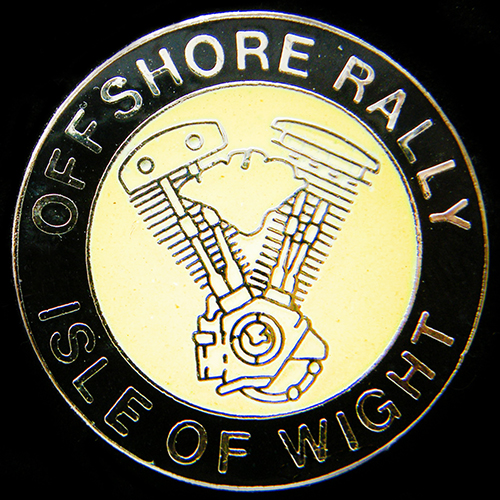 Offshore Rally pin badge