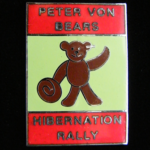 Hibernation Rally Pin Badge