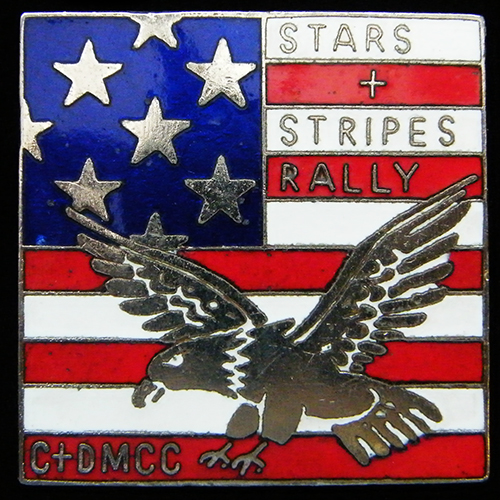 Stars & Stripes Rally Pin Badge