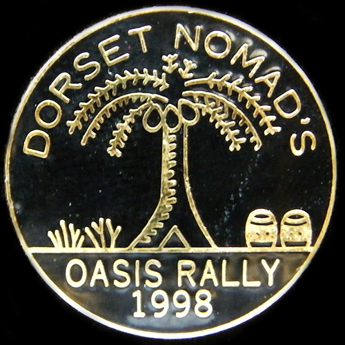 Oasis Rally Pin Badge 