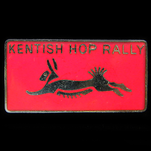 Kentish Hop Rally pin badge
