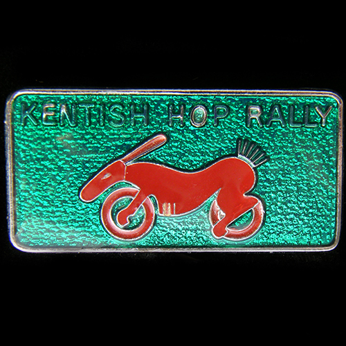Kentish Hop Rally pin badge