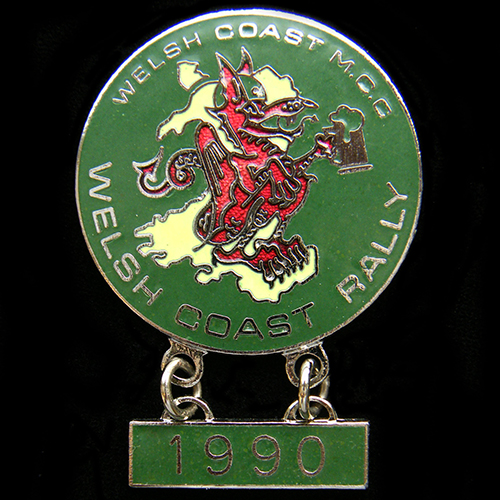 Welsh Coast rally pin badge