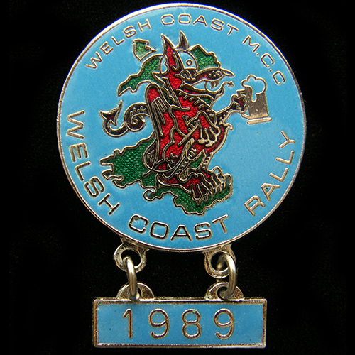 Welsh Coast rally pin badge