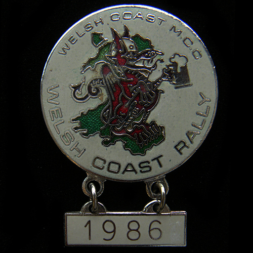 Welsh Coast rally pin badge