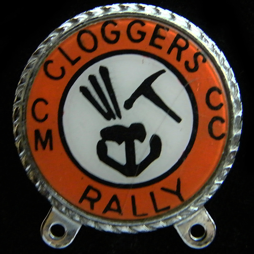 Cloggers Rally pin badge