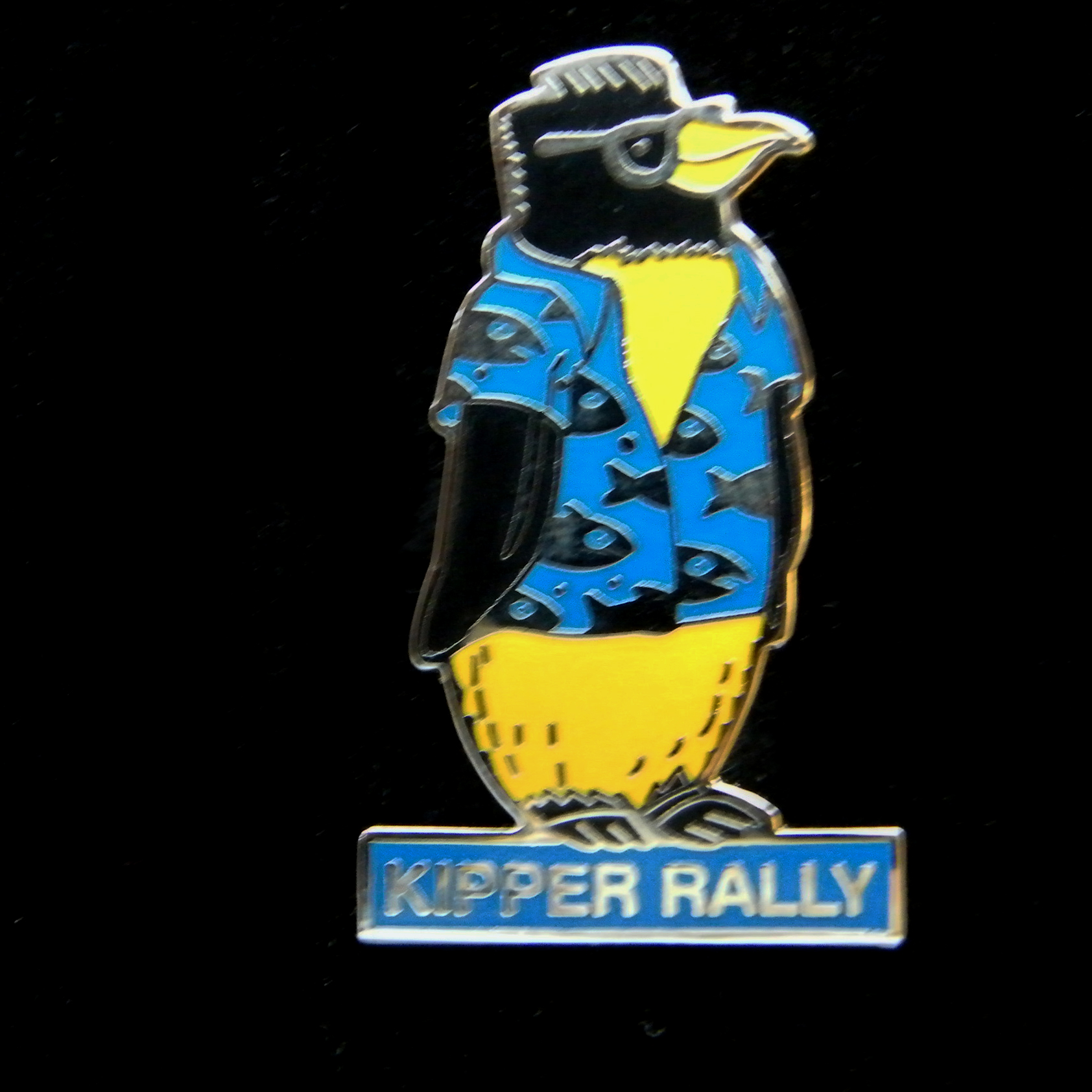 Kipper Rally pin badge