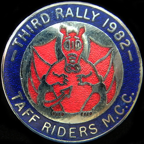 Taff Riders Rally Lapel Badge