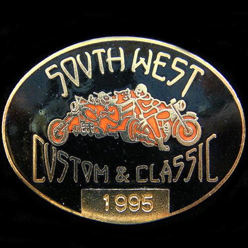 South West Custom & Classic Bike Show Lapel Badge