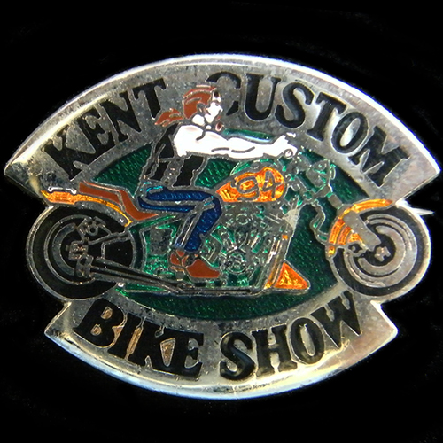 Kent Custom Bike Show 1994 lapel badge