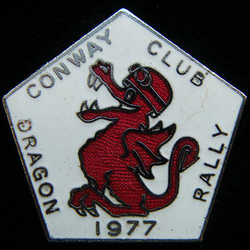 Dragon Rally pin badge