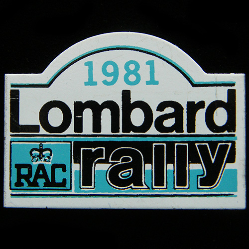 Lombard RAC Rally Pin Badge