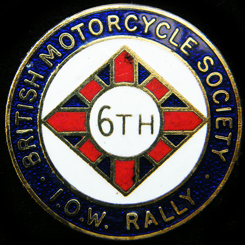 Isle of White Rally pin badge